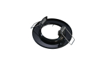 Ceiling lighting point fitting SARA round Fixted black